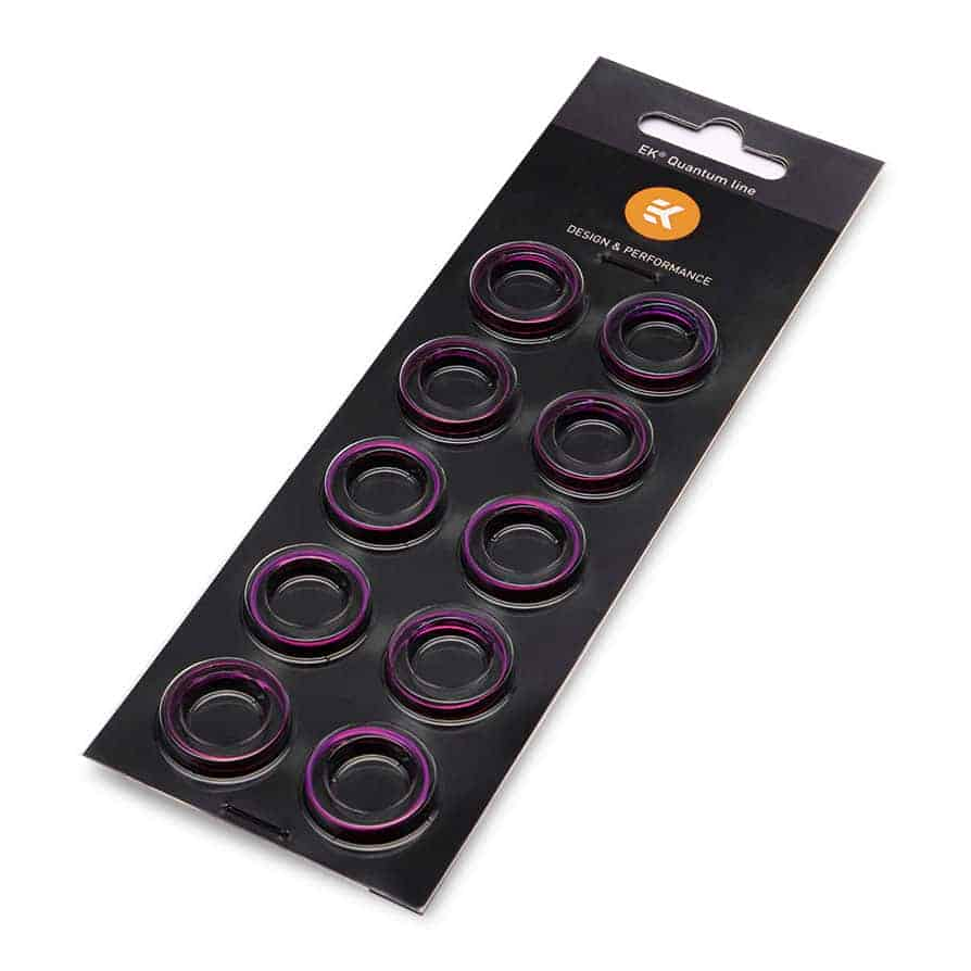 (image for) EK-Torque STC-10/13 Coloured Rings Pack Purple (10pcs)